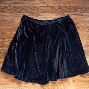Velvet Skater Skirt